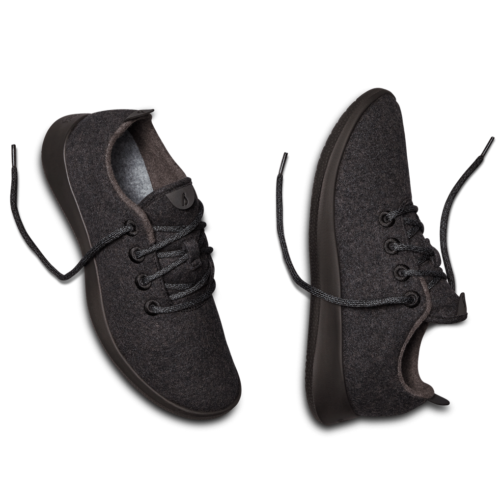 Allbirds M Wool Runner Freizeitschuhe in SCHWARZ