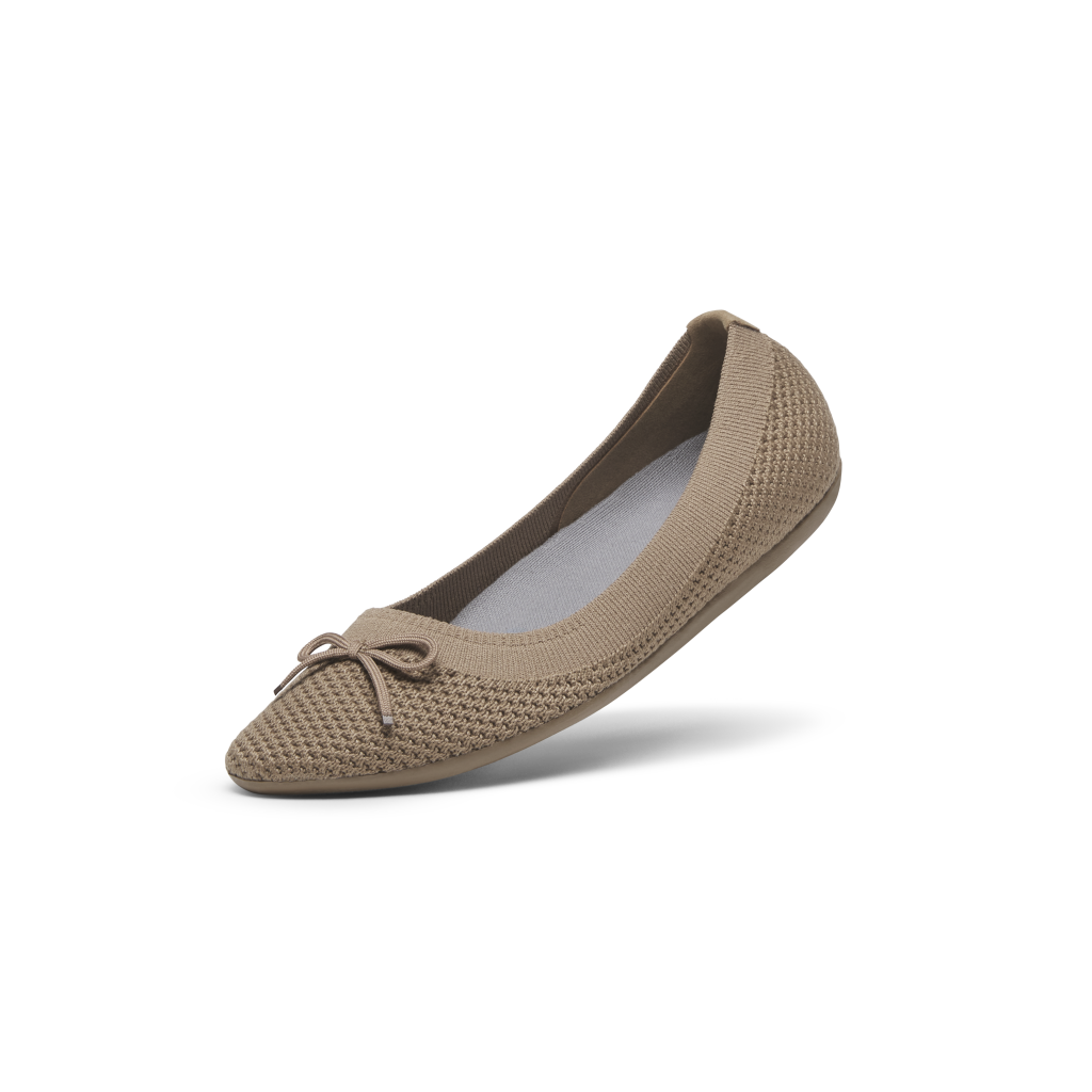 Allbirds W Tree Breezer Bow Ballerinas in BRAUN